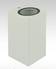 Aplique de Pared LED Rectangular 2 Luces GU10 Blanco IP54 Exterior e Interior