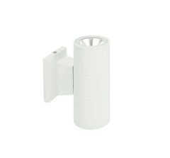 APLIQUE DE PARED CILÍNDRICO LED INTEGRADO 2X5W 3000K BLANCO