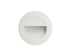 Aplique Circular Embutido LED 3W 3000K Blanco IP54
