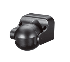 Sensor de Movimiento Microondas Muro/Cielo 180° Negro