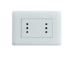 Enchufe Doble Punteado 10A 250V