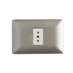 Enchufe Simple Champagne 10A 250V