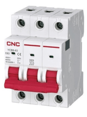 INTERRUPTOR TERMOMAGNETICO 3P C 16A 6KA