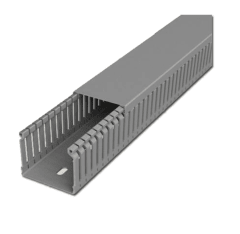 Canaleta Ranurada PVC H40xW40 2M
