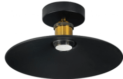 LAMPARA NEGRO 260CM CON SOQUETE BRONCE E27 SEC 1 AÑO GARANTÍA WT