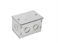 CAJA METALICA 100X100X65 ZINCADA C/SELLO