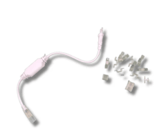 CONECTOR PARA CINTA LED 220V 1200W SILICONA