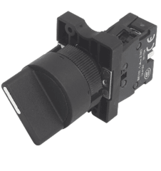 Selector Giratorio 2 Posiciones con Retorno (1NO 1NC)