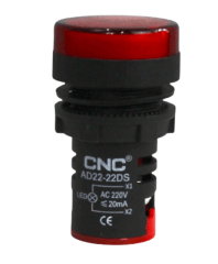 Luz Piloto LED 22mm IP67 Alta Intensidad (>100 Lm)