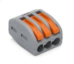 Conector Rápido Naranja PCT-213 3P (0.8~4mm² / 32A)