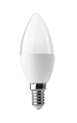 Ampolleta LED Tipo Vela 6W Base E14 3000K
