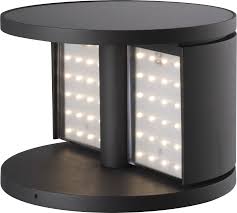BALIZA NAVI SOLAR 3W 160LM 200X144MM 3000K IP54 - GRIS OSCURO (PINCHO  INCLUIDO) ROBLAN