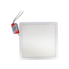 LED PANEL SOB CUADRADO 18W 6500K PLATEADO