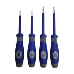 SET ATORNILLADORES C/TESTER PALETA/CRUZ 3 Y 4MM