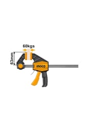 PRENSA SARGENTO RAPIDA INDUSTRIAL 63X300MM