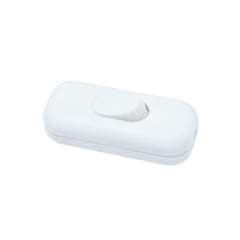 INTERRUPTOR PARA LÁMPARA, 2X1A, SWITCH ENCENDIDO/APAGADO, BLANCO