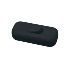 INTERRUPTOR PARA LÁMPARA, 2X1A, SWITCH ENCENDIDO/APAGADO, NEGRO