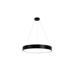 LÁMPARA NEGRA 48W CIRCULAR LUZ FRÍA