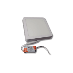 LED PANEL CUADRADO SOBREPUESTO 12W 6500K