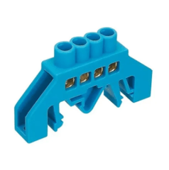 BARRA REP. BRONCE AISLADA RIEL DIN AZUL 04 POLOS