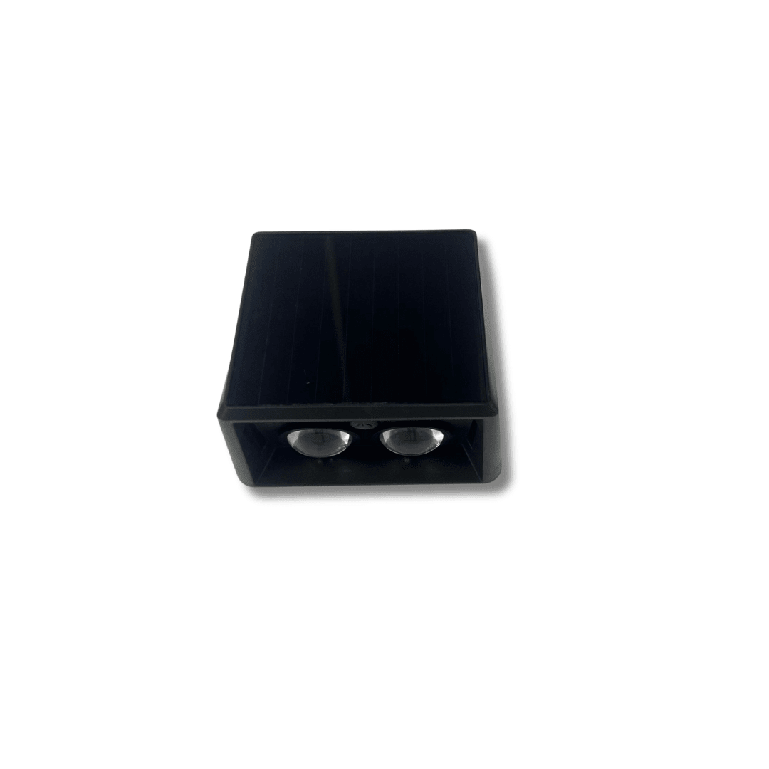 Foco Solar de Muro Bidireccional RGB – Iluminación Decorativa para Exteriores2