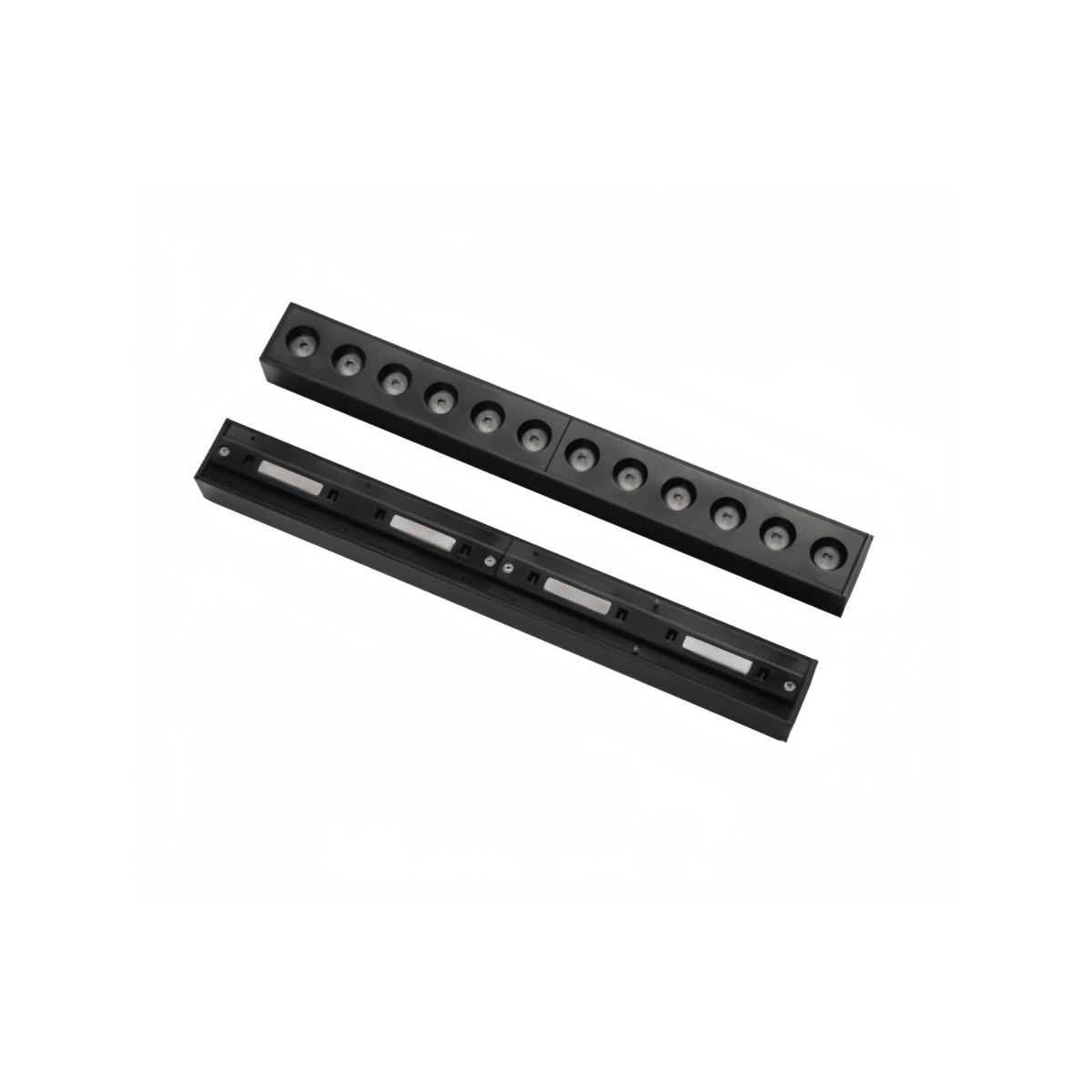 Foco Lineal LED 12W Riel Magnético 48V - Tipo Rejilla (CRI90) 0