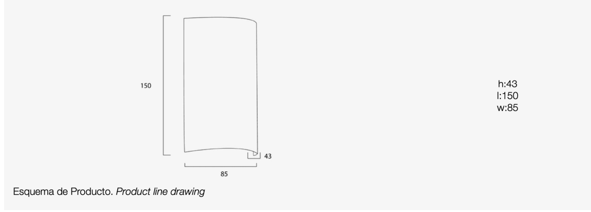 Aplique LED de Pared Blanco 8W3