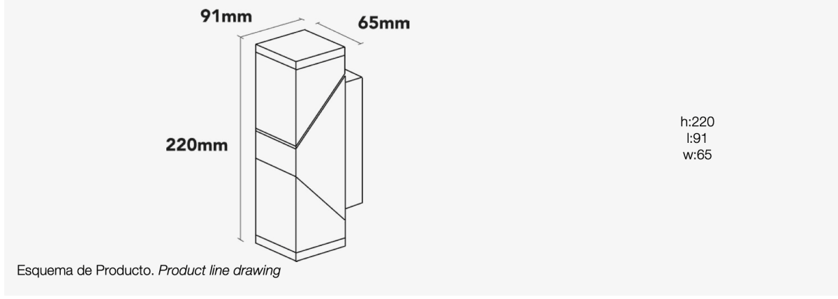 Aplique LED Exterior Plateado 2 Focos 12,5W – Luz Cálida2