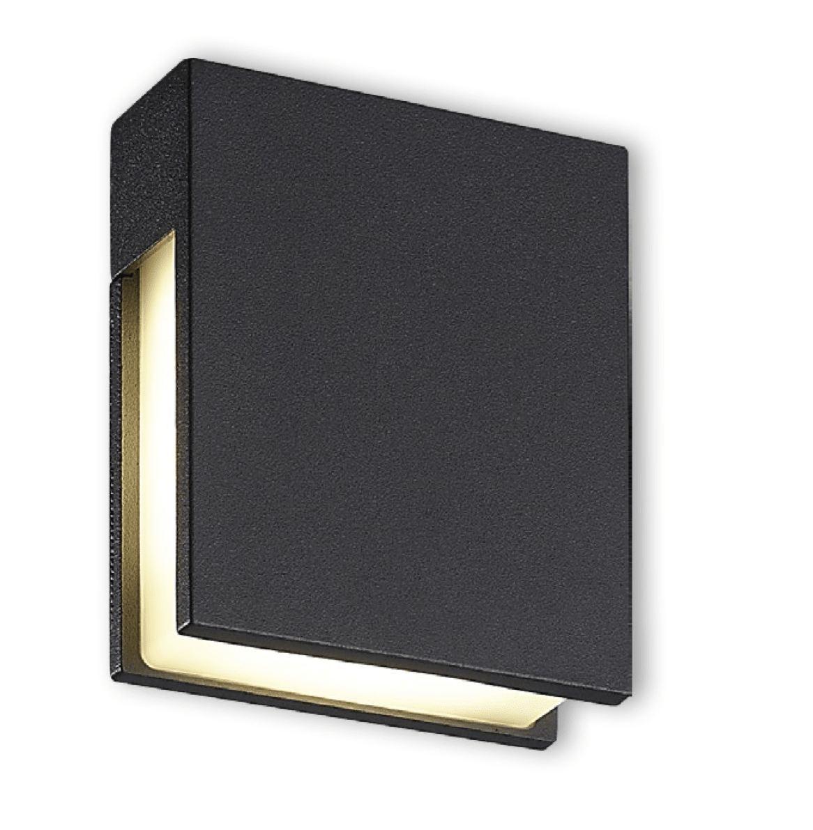 Aplique LED Exterior DELTA 4,8W Luz Cálida – Gris Oscuro 0