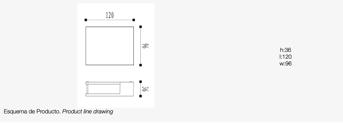 Aplique LED Exterior DELTA 4,8W Luz Cálida – Gris Oscuro2