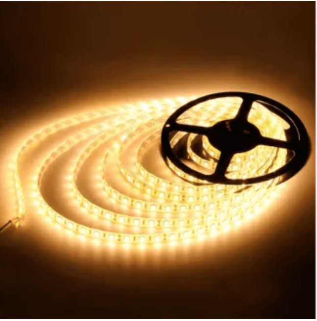 Cinta LED Flexible 12V 5M 8MM SMD – Luz cálida4