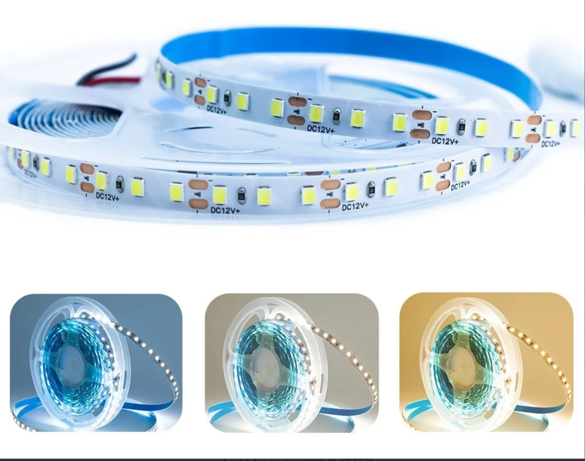 Cinta LED 12V 5M 10MM – Luz cálida / Luz neutra / Luz fría2