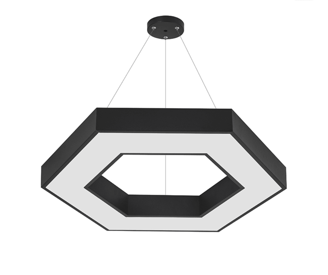 Lámpara LED Colgante Hexagonal 600 mm – 42W CCT Regulable2