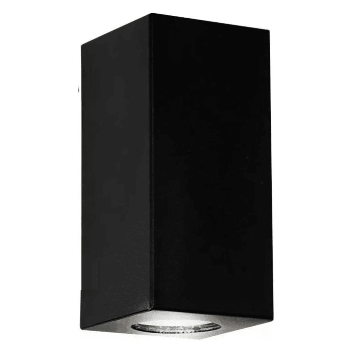 Aplique de Pared LED Rectangular 2 Luces GU10 Negro IP54 Exterior e Interior 0