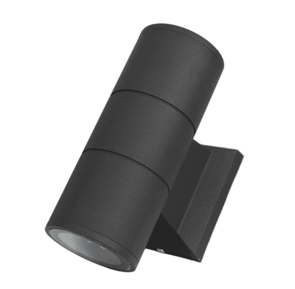 Aplique de Pared Exterior IP65 2 Luces GU10 Negro2