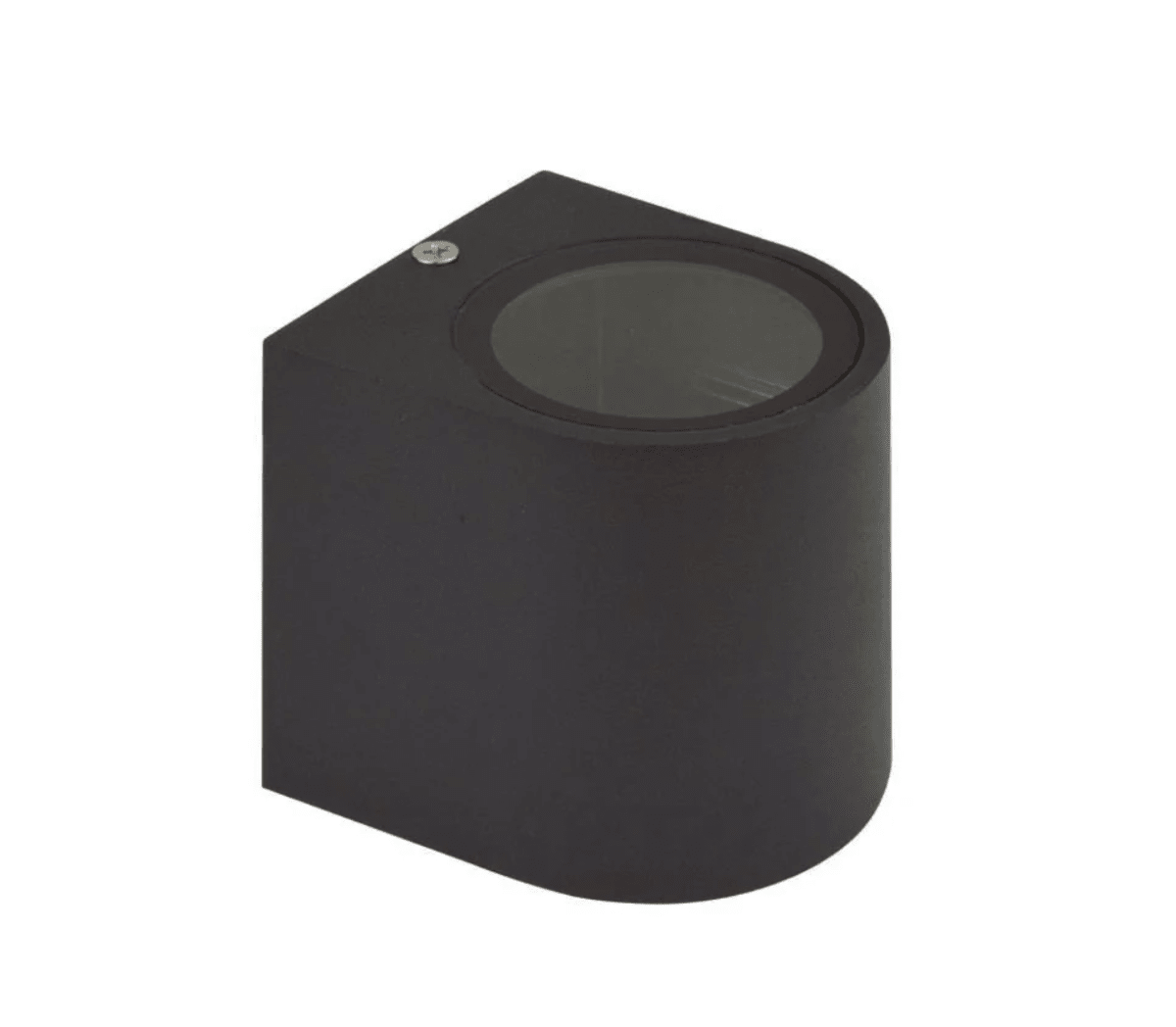 Aplique LED Cilíndrico 1xGU10 Negro IP54 Interior Exterior 35W 0