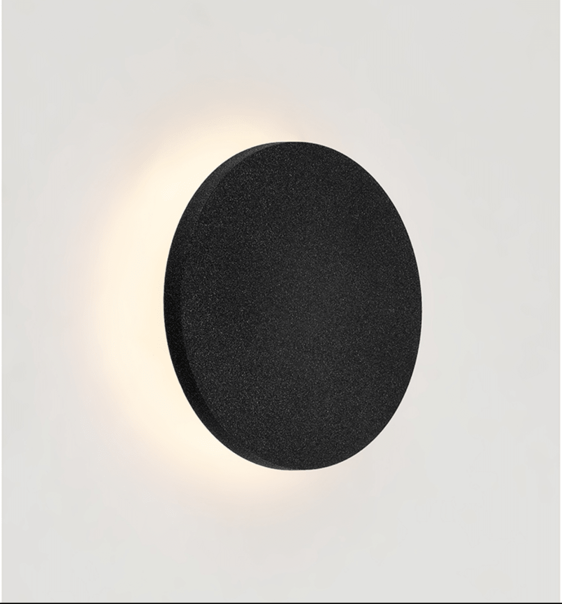 Apliqué LED Negro 6W 3000K IP54 0