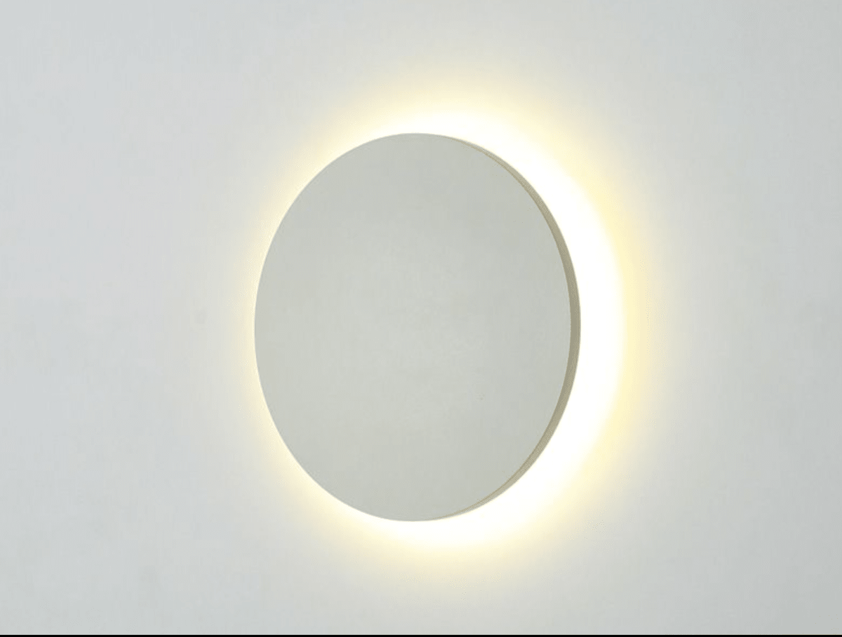 Apliqué Redondo LED 6W 3000K Negro IP54 0