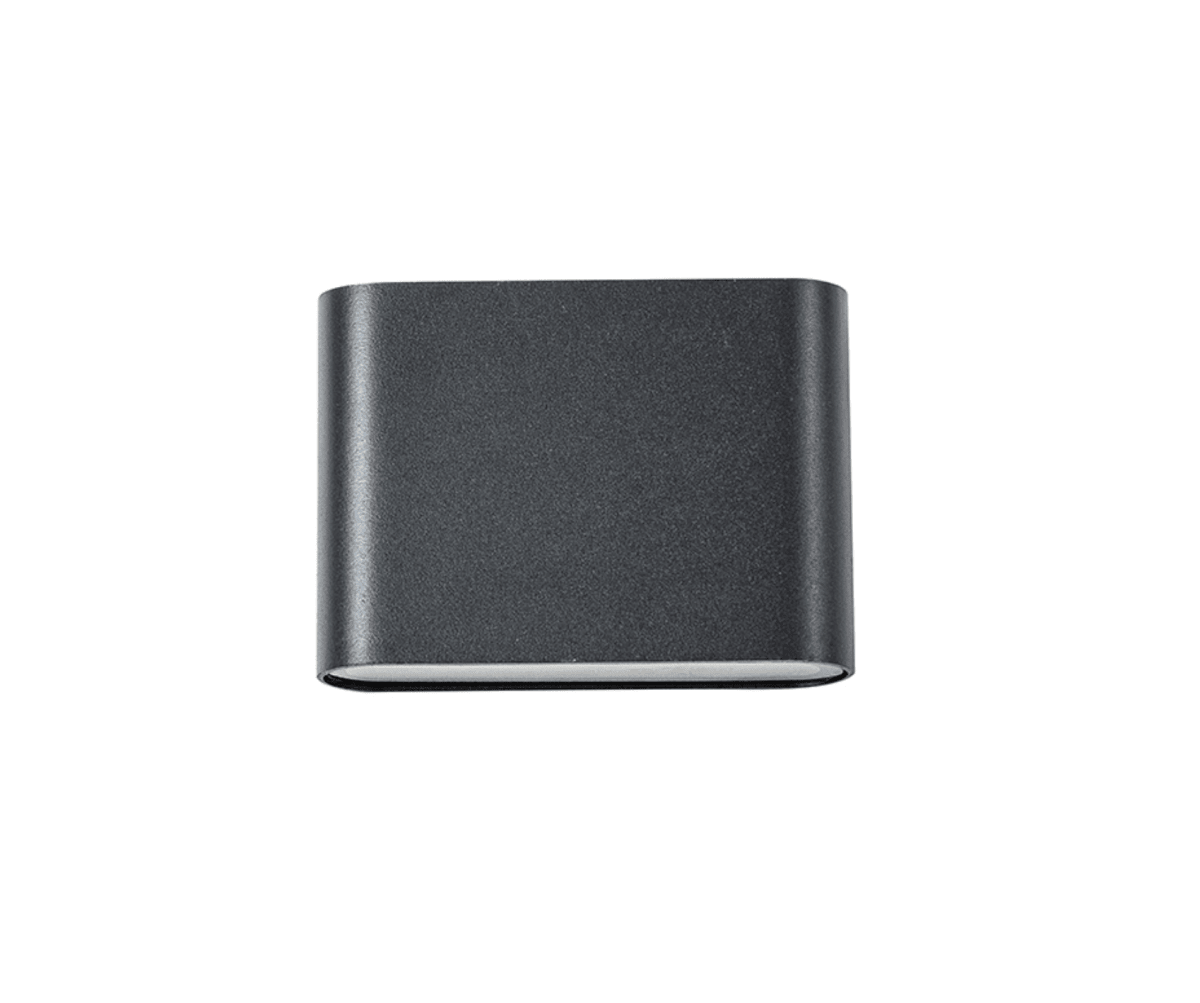 Apliqué LED 2x5W 3000K Negro IP542