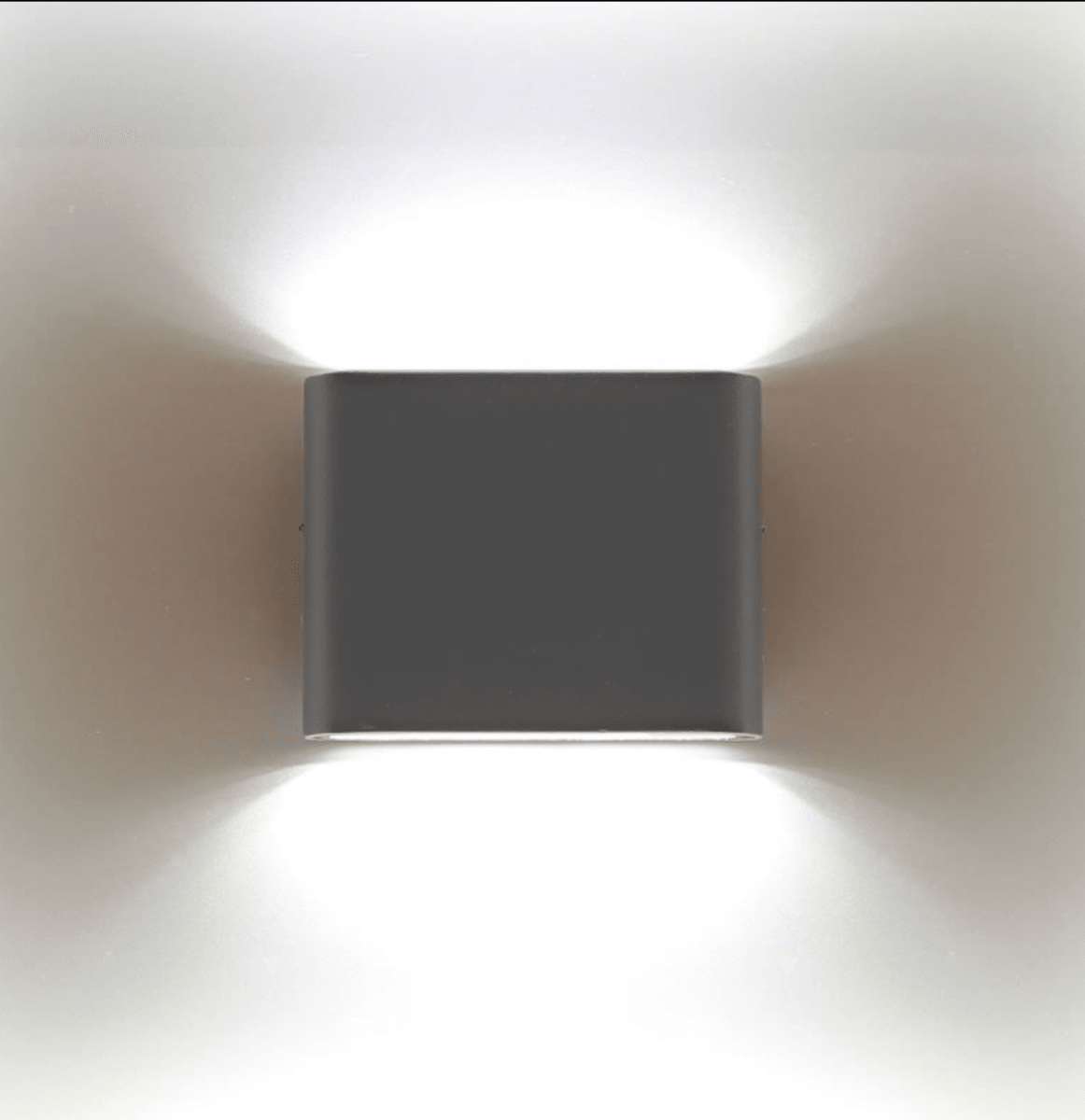 Apliqué LED 2x5W 3000K Negro IP54 0