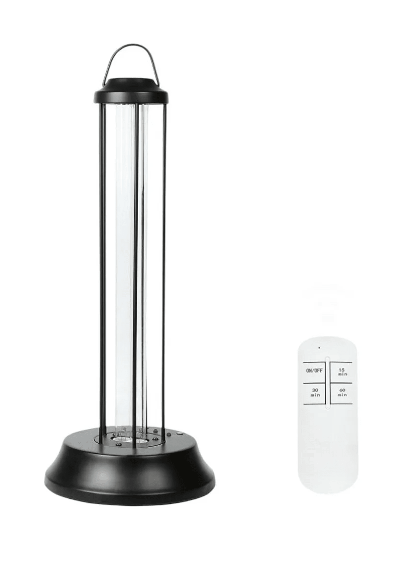 Lámpara UVC Esterilizadora con Sensor de Movimiento y Control Remoto FSL 36W | Desinfección hasta 40 m²2