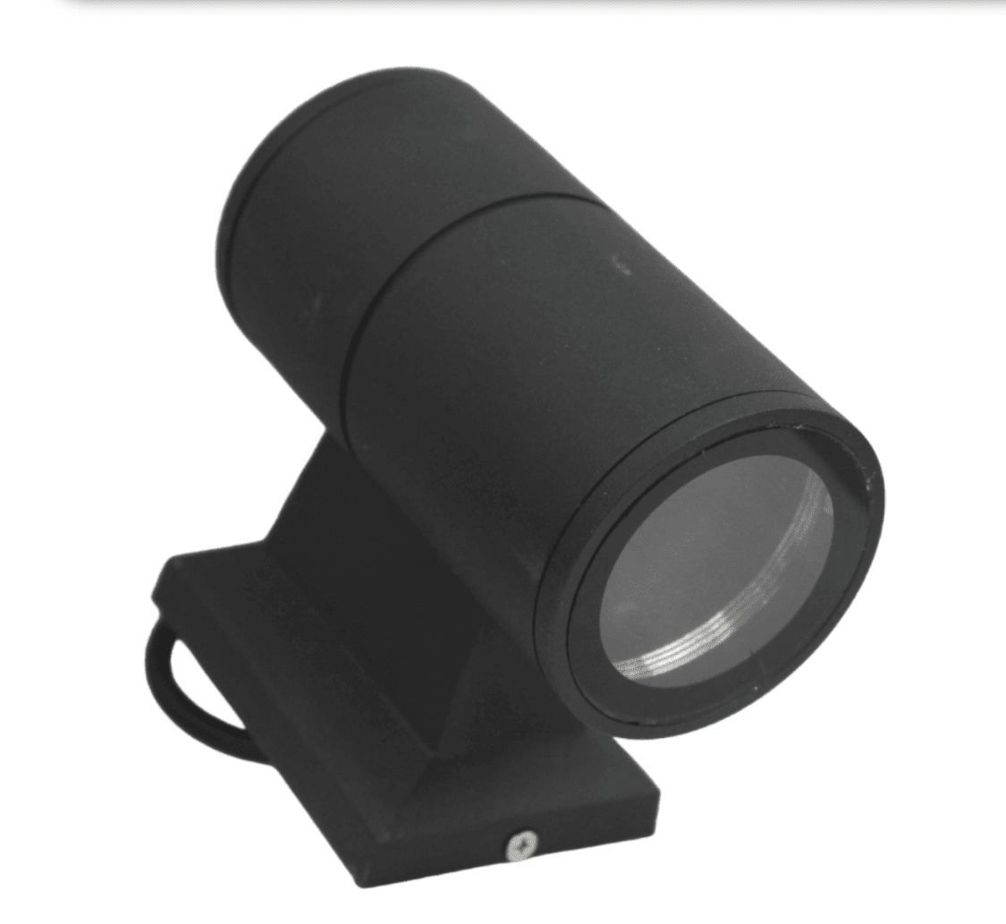 Aplique de Pared Exterior GU10x1 IP65 Negro| Aluminio Resistente 0