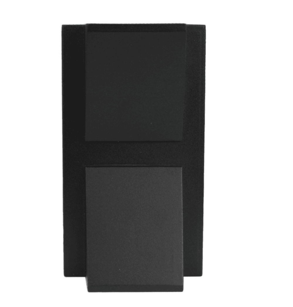 Aplique de Pared LED Bidireccional 2x3W 3000K IP65 Negro | Exterior3