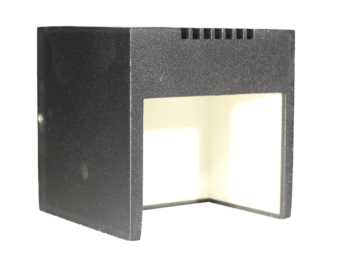 Aplique LED de Pared Cubo 3W 3000K Luz Cálida Interior Decorativo 0