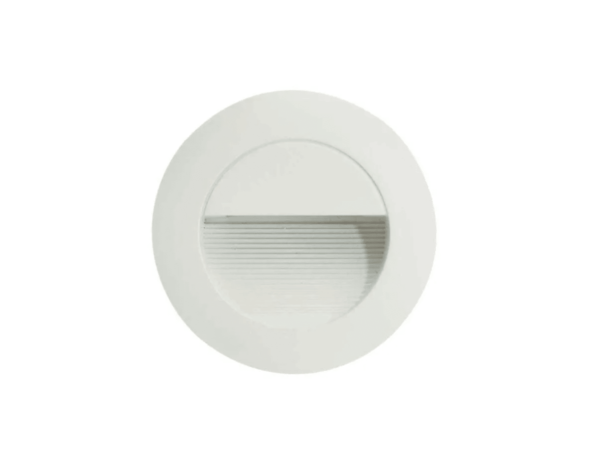 Aplique Circular Embutido LED 3W 3000K Blanco IP54 0
