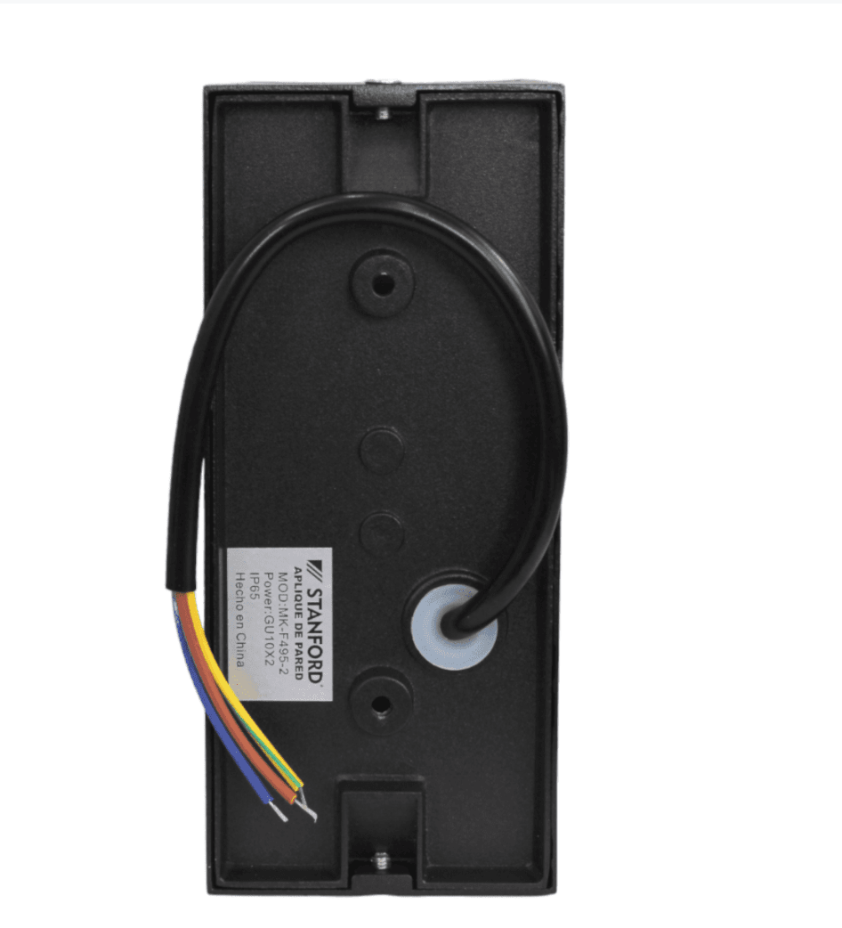 Aplique de Pared Exterior GU10x2 IP65 Negro3