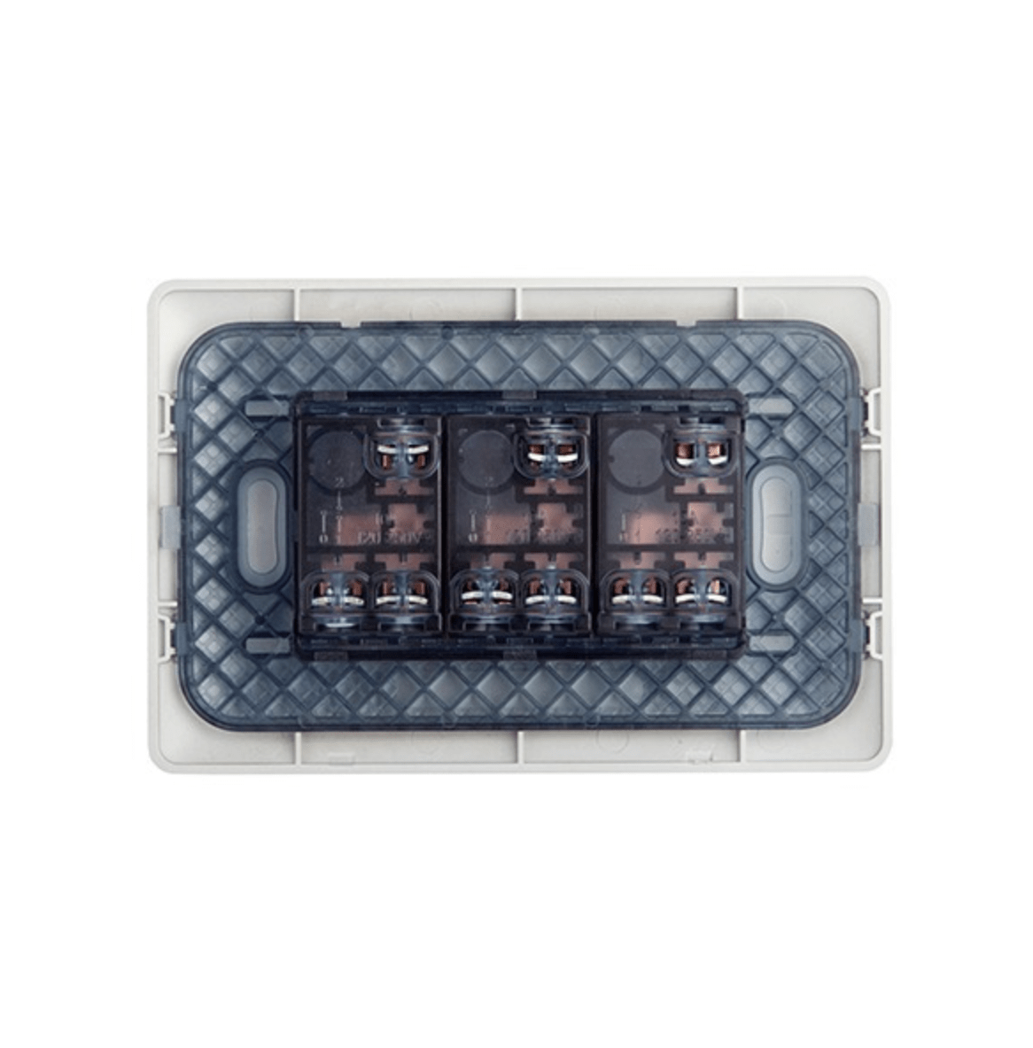 Interruptor Triple Champagne 10A 250V (9/32)3