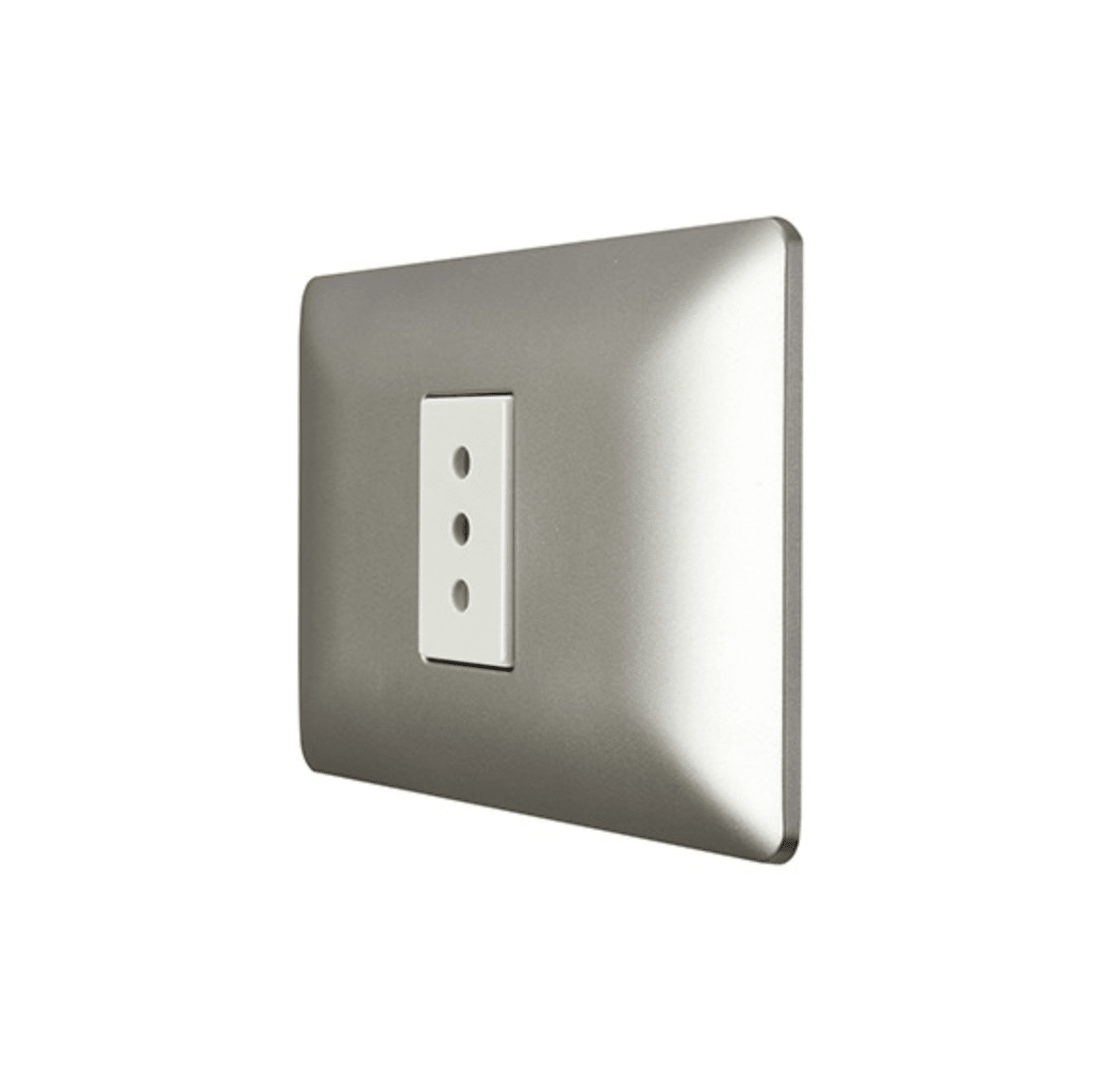 Enchufe Simple Champagne 10A 250V2