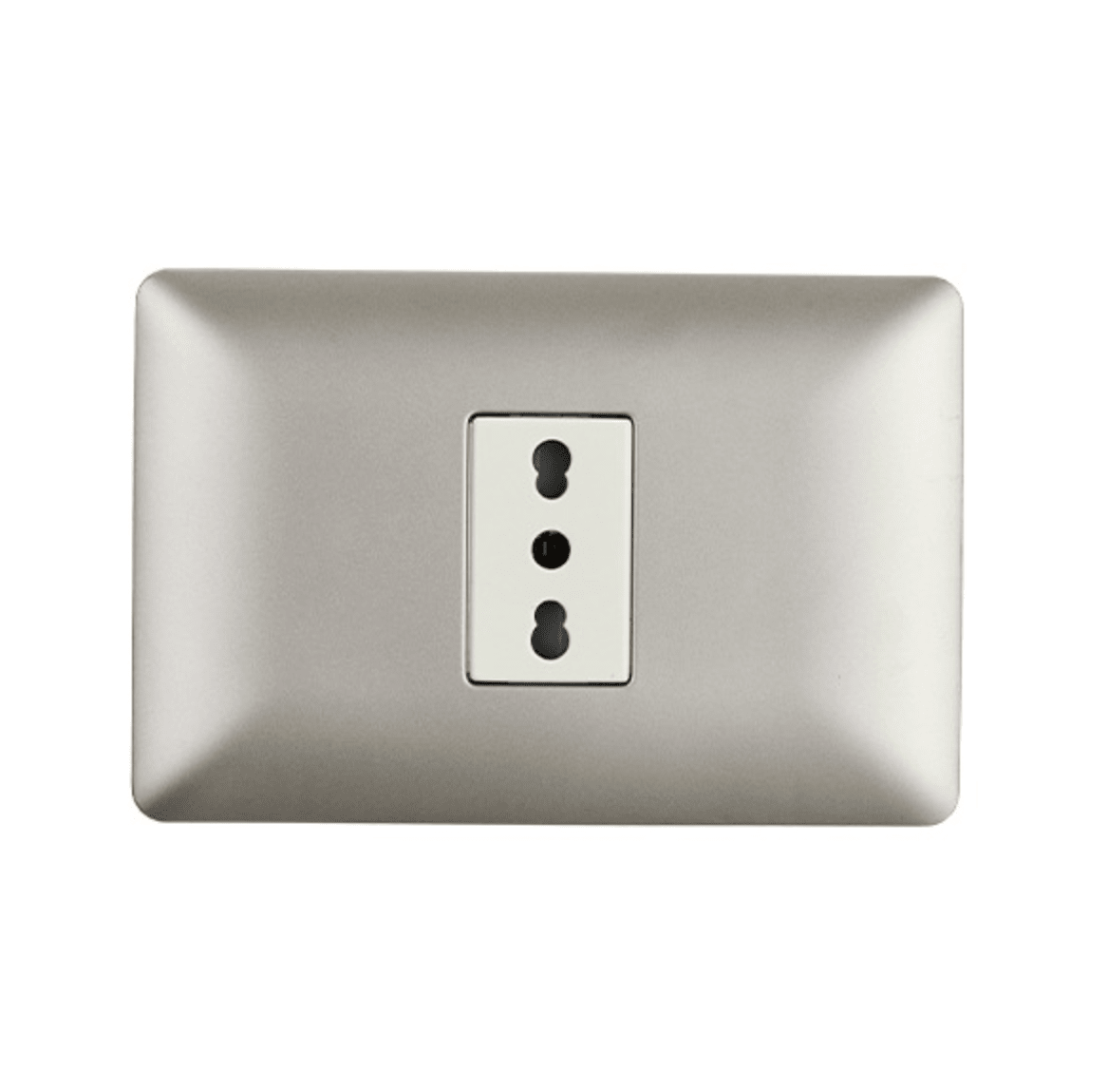 Enchufe Simple Bipaso Champagne 10A/16A 250V 0