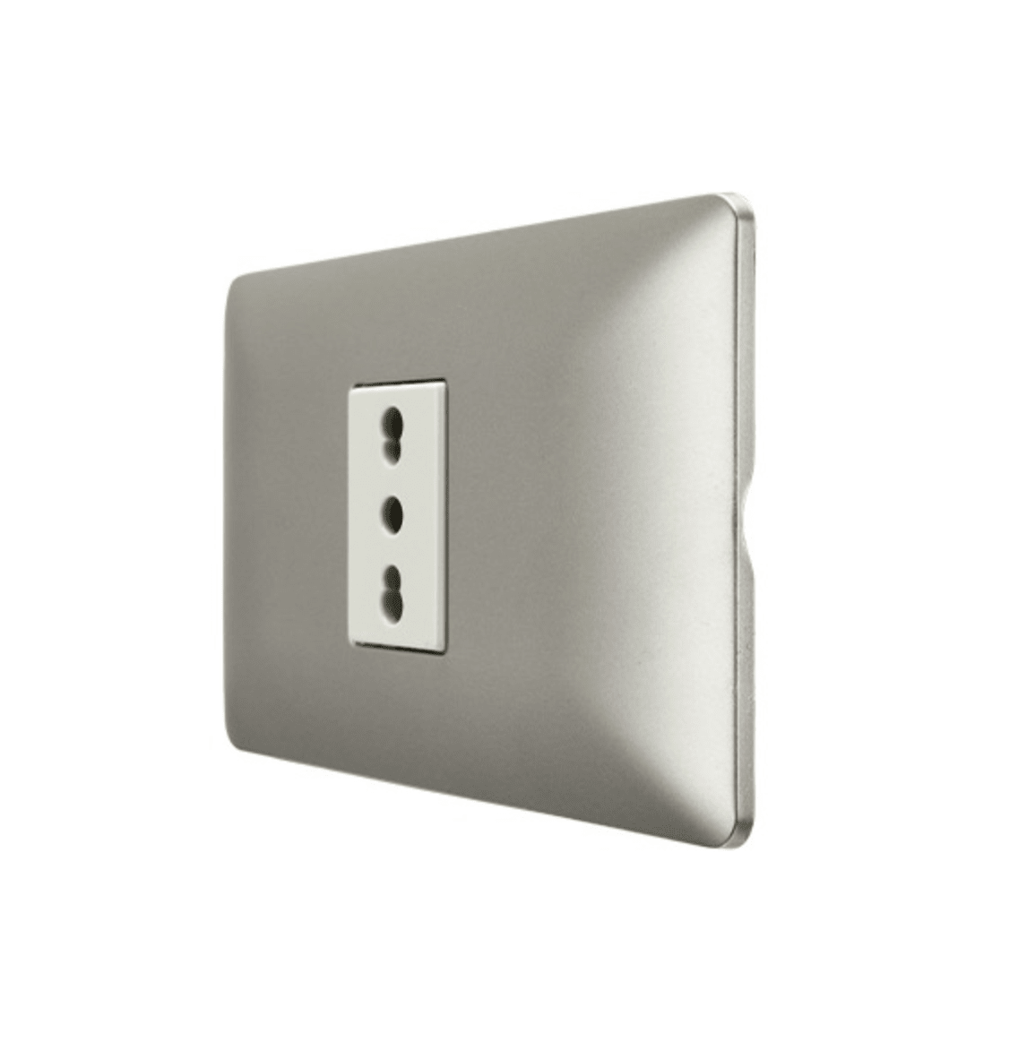 Enchufe Simple Bipaso Champagne 10A/16A 250V2